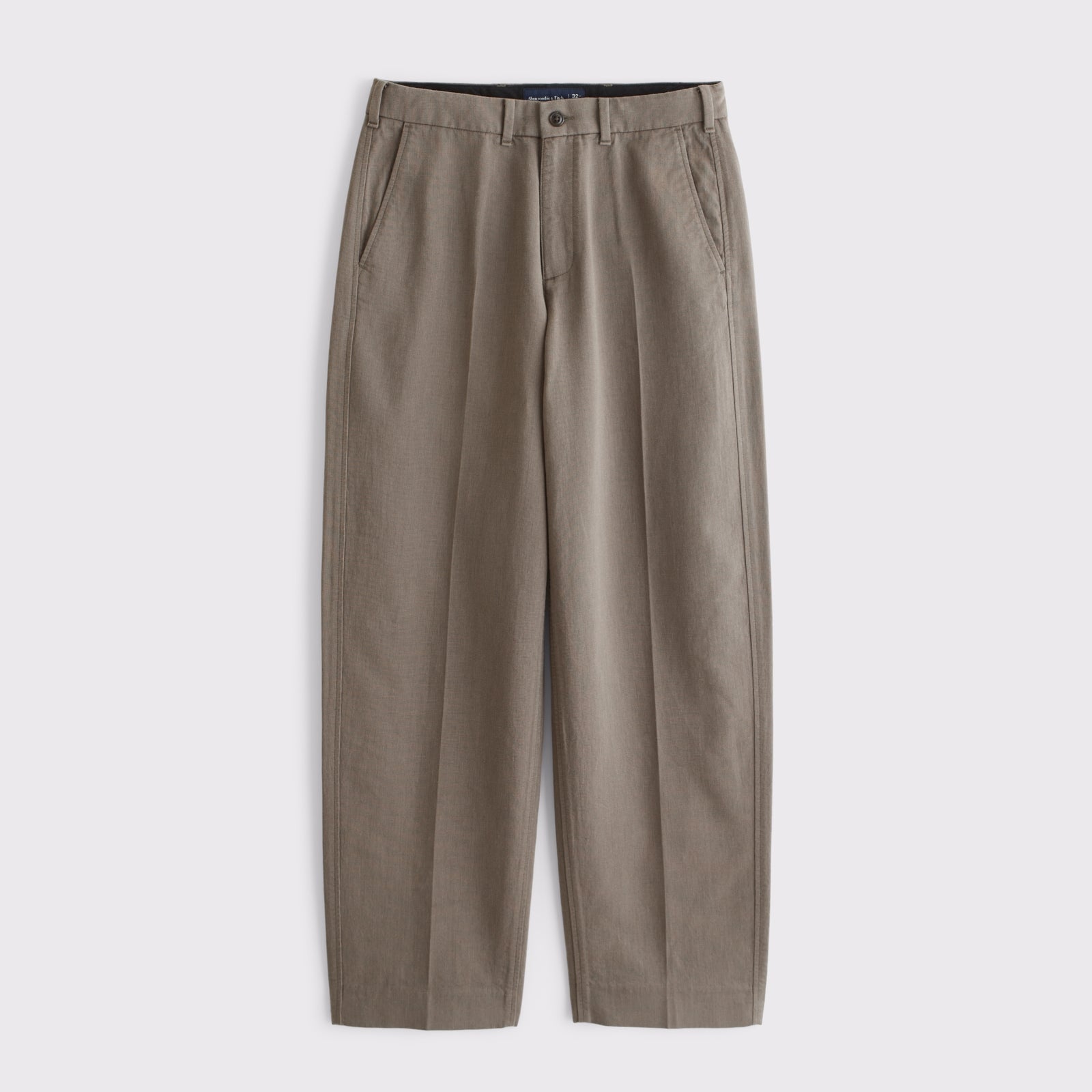 Abercrombie Structured Cotton-Blend Baggy Trouser