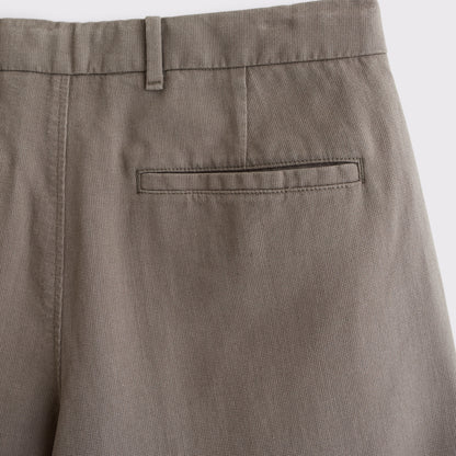 Abercrombie Structured Cotton-Blend Baggy Trouser
