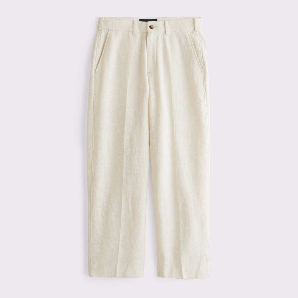 Abercrombie 100% Cotton Textured Baggy Trouser