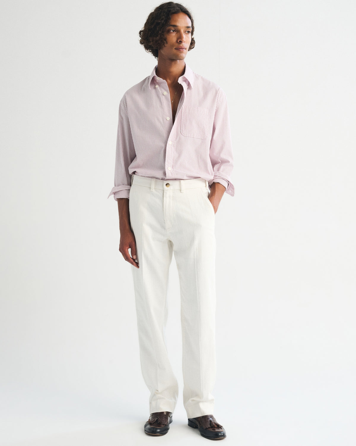 Abercrombie 100% Cotton Relaxed Straight Trouser