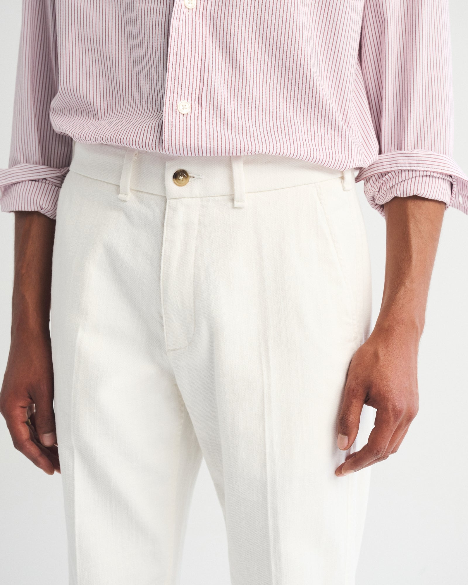Abercrombie 100% Cotton Relaxed Straight Trouser