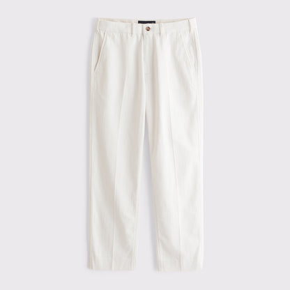 Abercrombie 100% Cotton Relaxed Straight Trouser