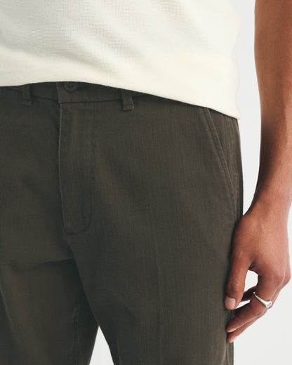 Abercrombie 100% Cotton Relaxed Straight Trouser