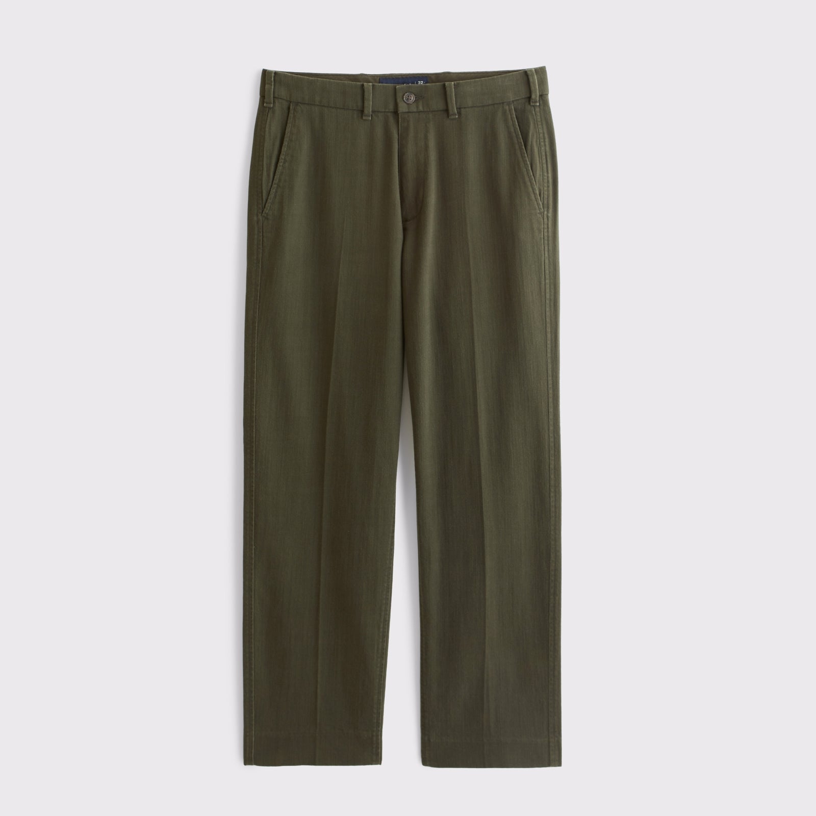 Abercrombie 100% Cotton Relaxed Straight Trouser