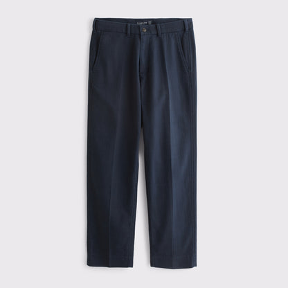 Abercrombie 100% Cotton Relaxed Straight Trouser