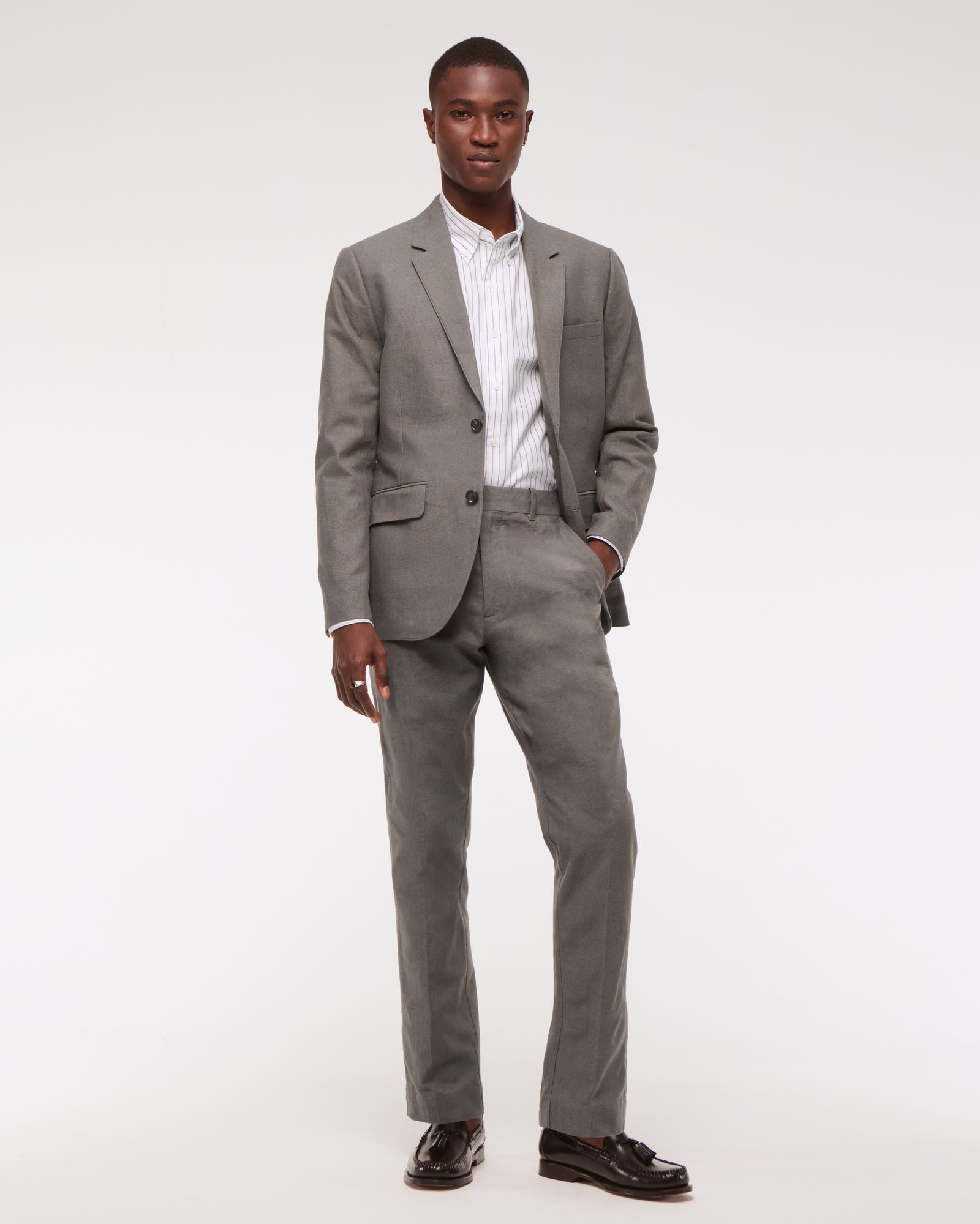 Abercrombie the A&F Collins Slim Linen-Blend Suit Pant