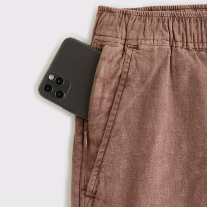 Abercrombie Loose Linen-Blend Pull-On Pant