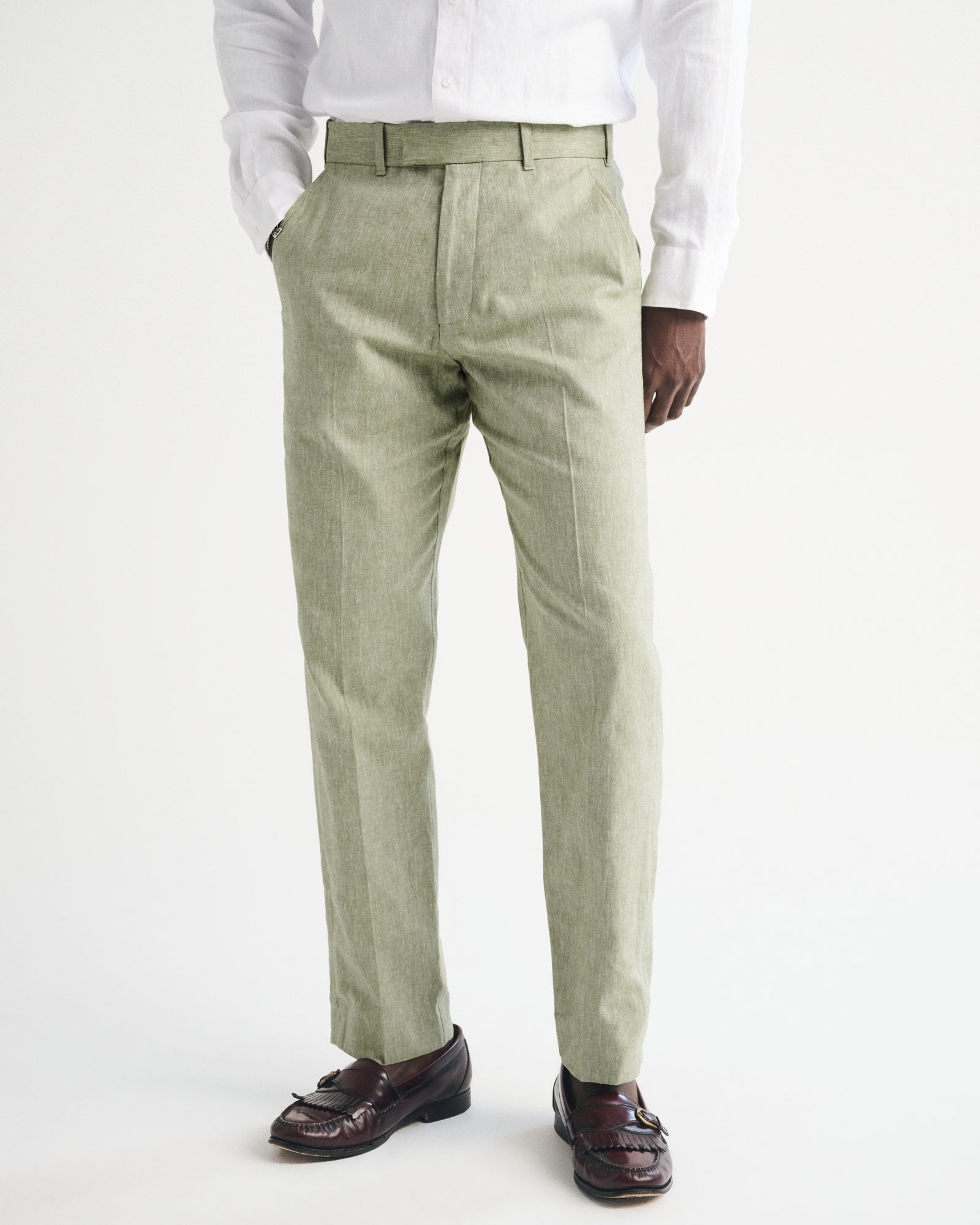Abercrombie the A&F Collins Slim Linen-Blend Suit Pant