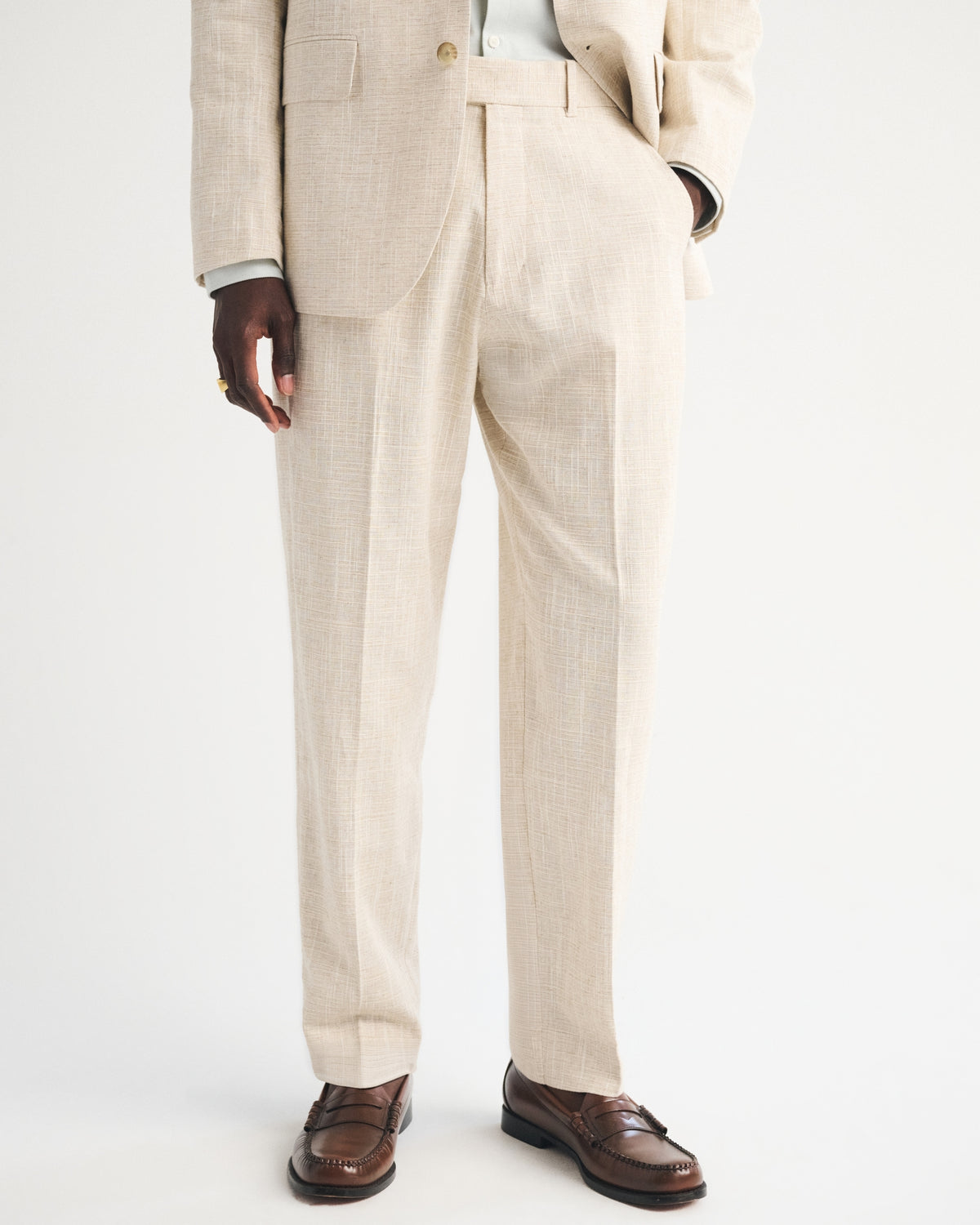 Abercrombie the A&F Collins Linen-Blend Suit Pant