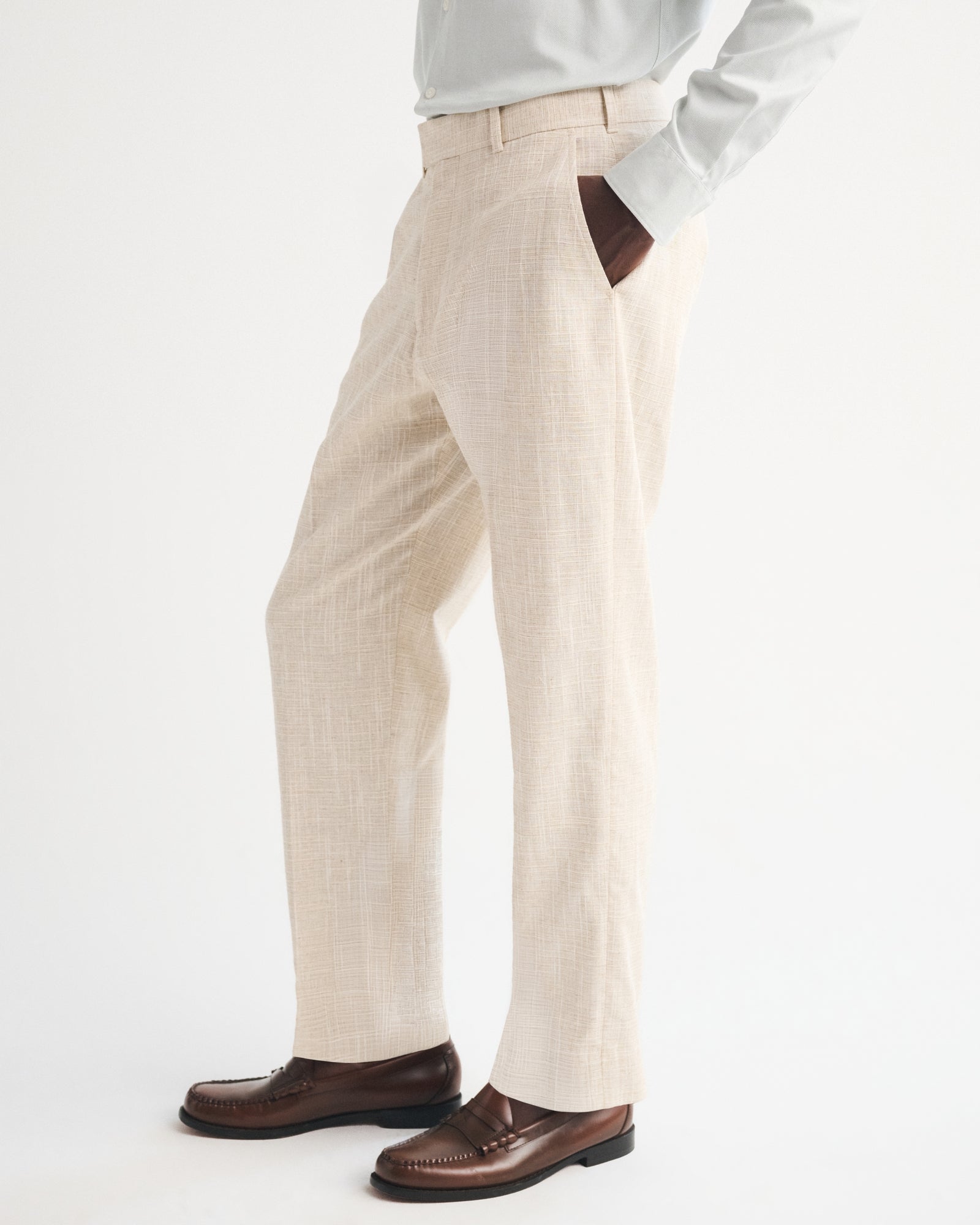 Abercrombie the A&F Collins Linen-Blend Suit Pant