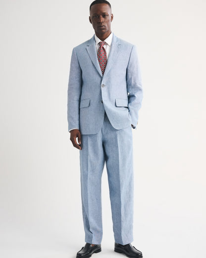 Abercrombie the A&F Collins 100% Linen Suit Pant