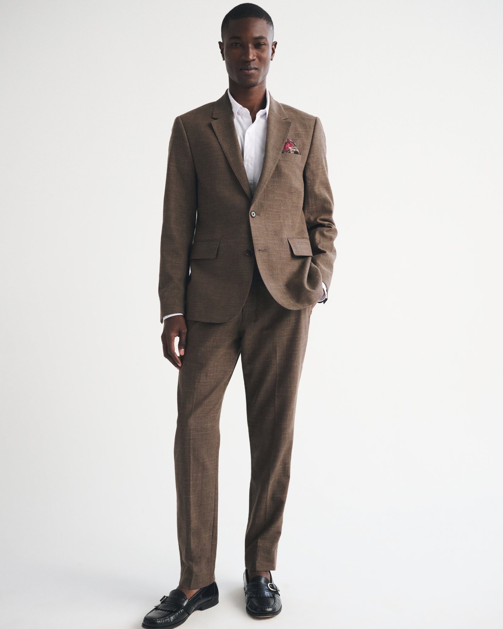 Abercrombie the A&F Collins Slim Linen-Blend Suit Pant