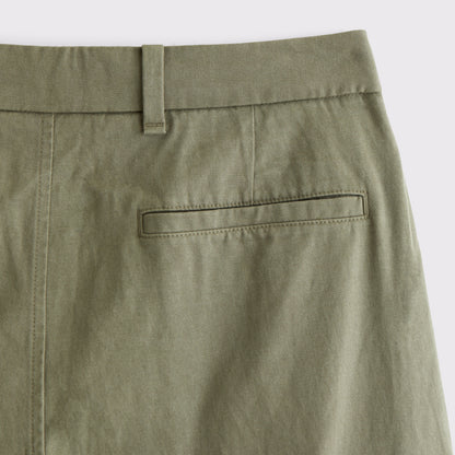 Abercrombie Cotton-Blend Pleated Baggy Trouser