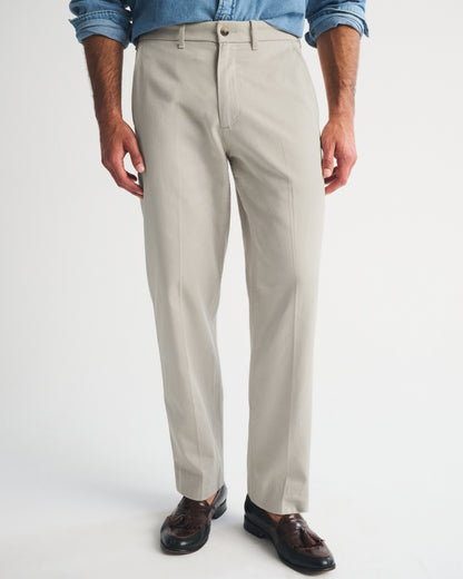 Abercrombie Cotton-Blend Relaxed Straight Trouser