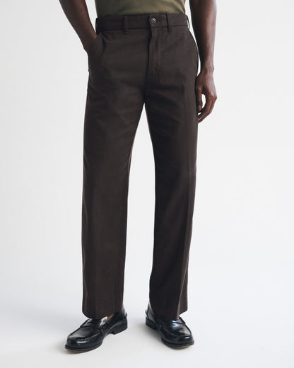 Abercrombie Cotton-Blend Relaxed Straight Trouser