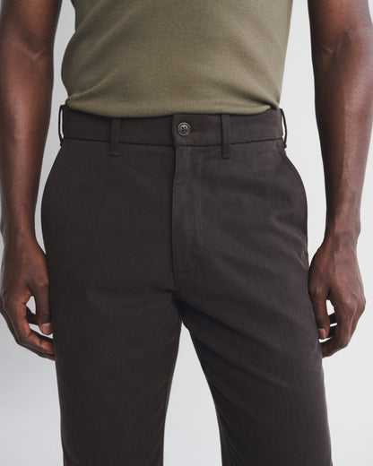 Abercrombie Cotton-Blend Relaxed Straight Trouser