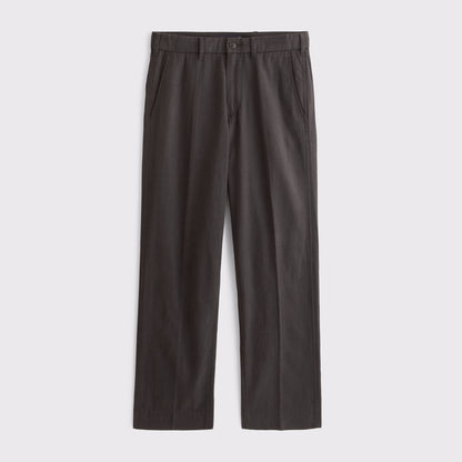 Abercrombie Cotton-Blend Relaxed Straight Trouser