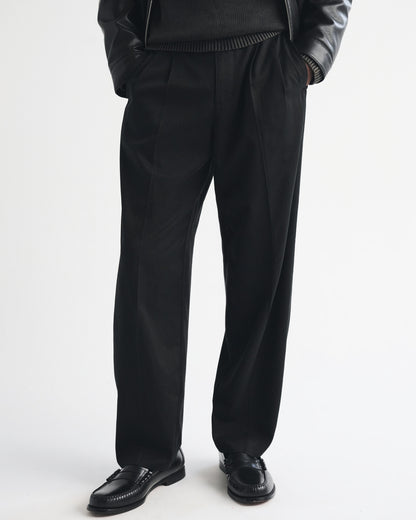 Abercrombie Cotton-Blend Pleated Baggy Trouser