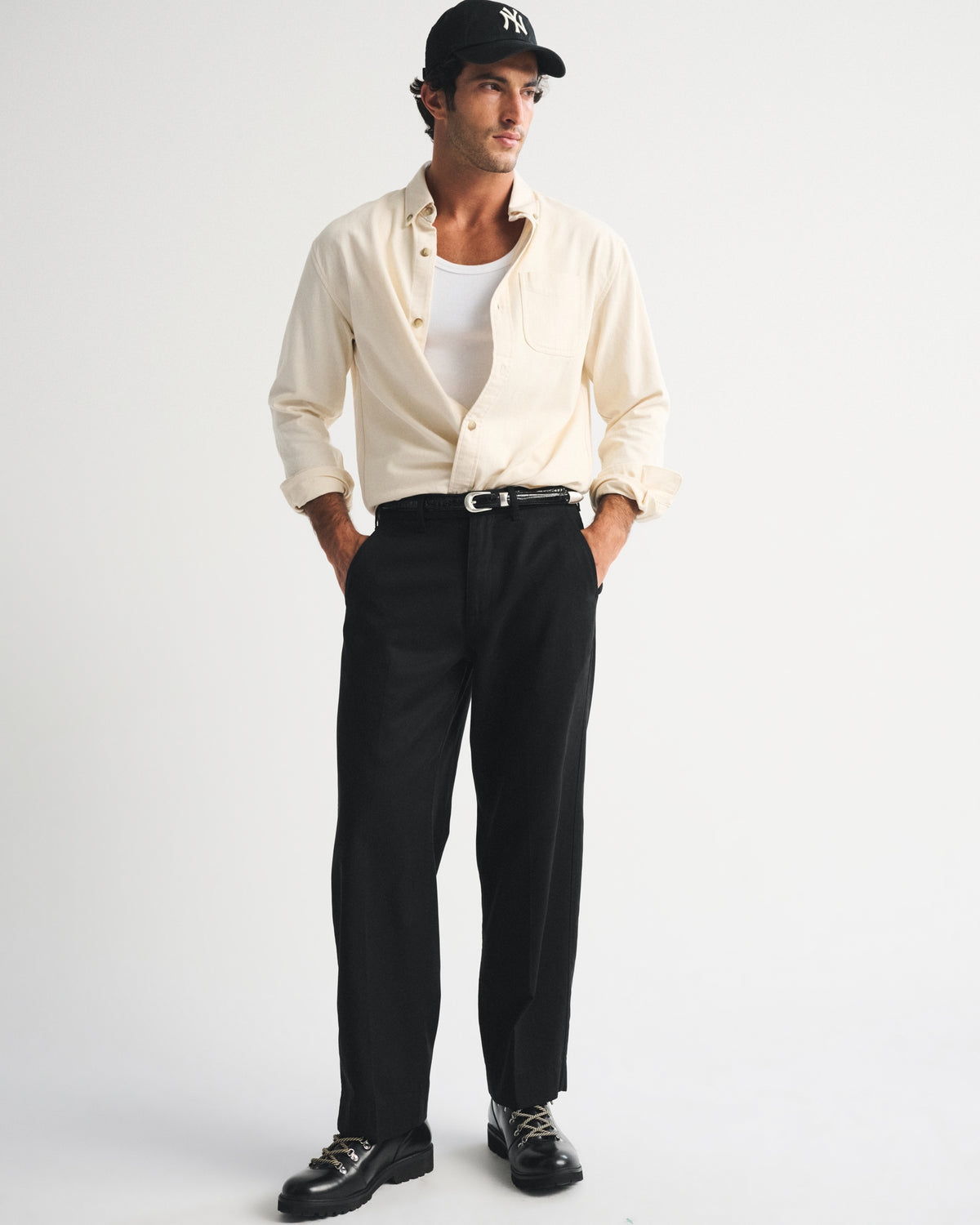Abercrombie Cotton-Blend Baggy Trouser