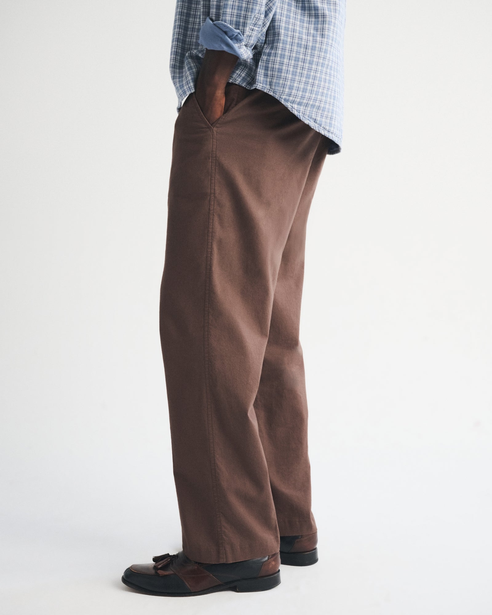 Abercrombie Tailored Linen-Blend Relaxed Straight Trouser