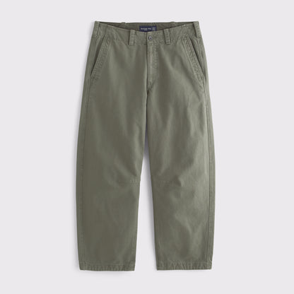 Abercrombie 100% Cotton Barrel Pant