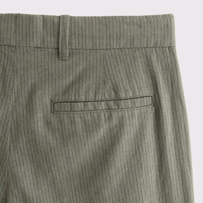 Abercrombie the A&F Collins Relaxed Straight Linen-Blend Suit Pant