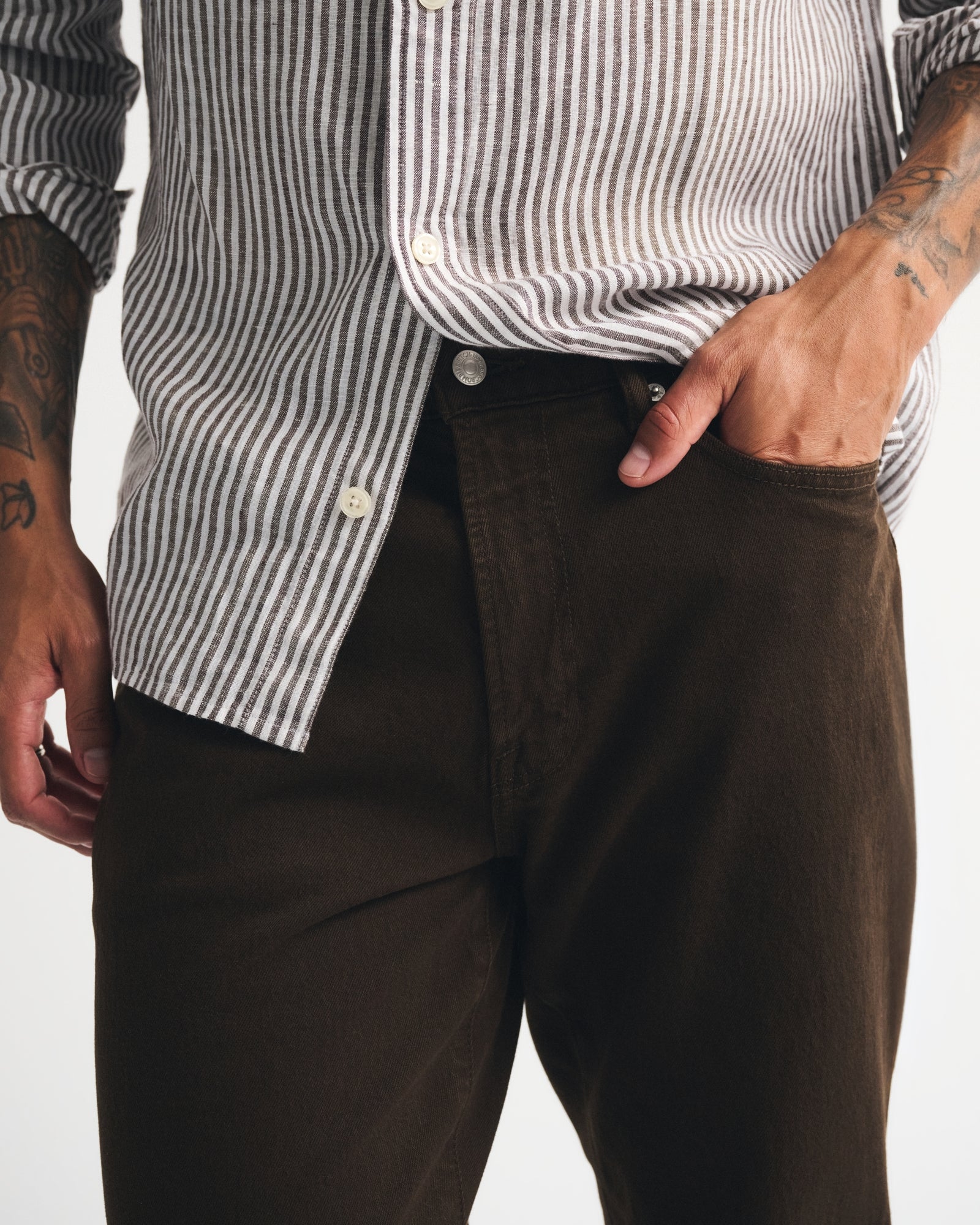 Abercrombie Athletic Relaxed Straight Jean