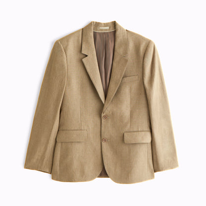 Abercrombie 100% Linen A&F Collins Slim Blazer