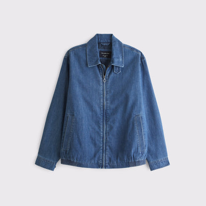 Abercrombie Denim Harrington Jacket