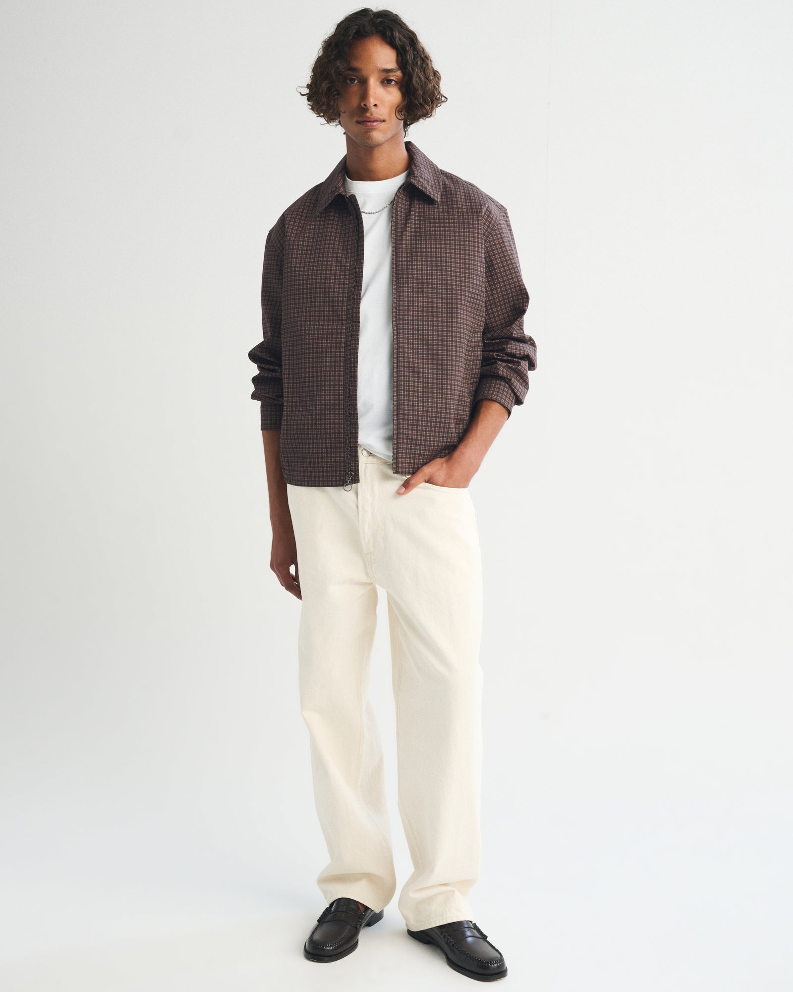 Abercrombie Denim Harrington Jacket