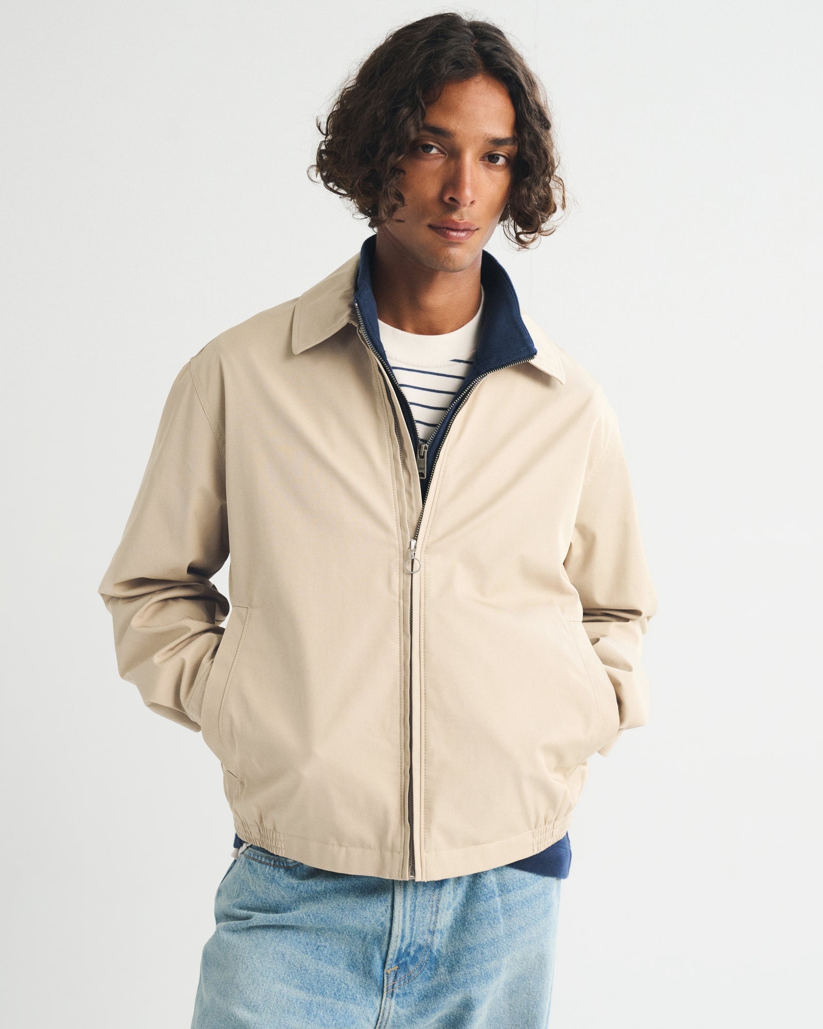 Abercrombie Denim Harrington Jacket