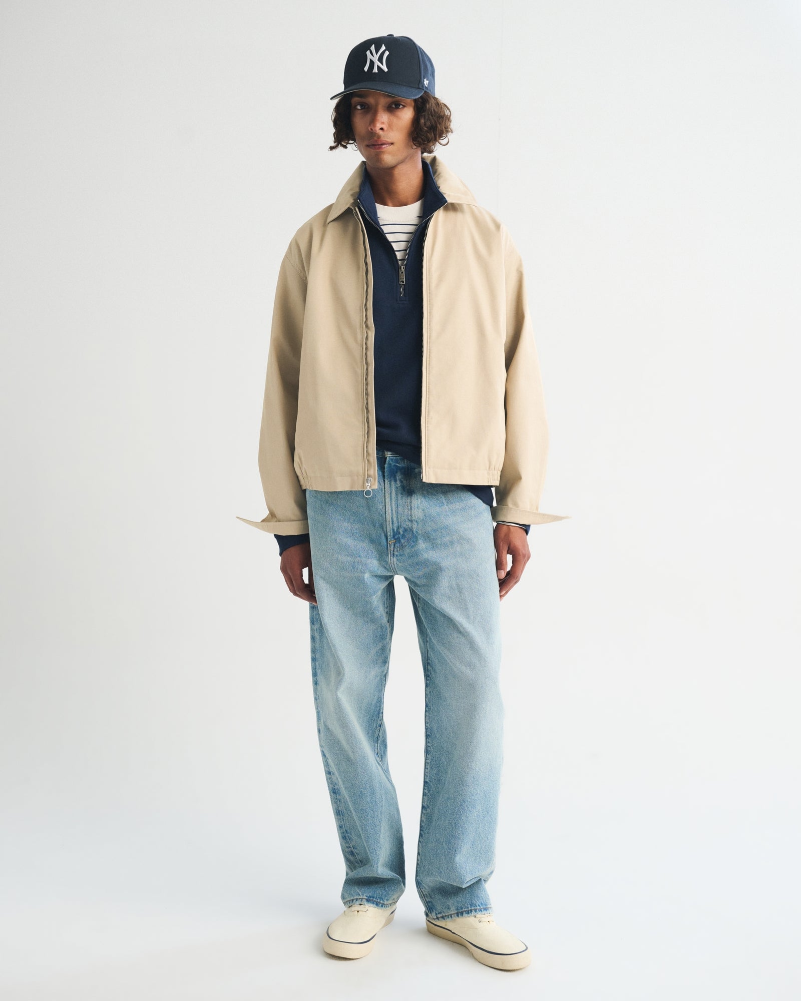 Abercrombie Denim Harrington Jacket