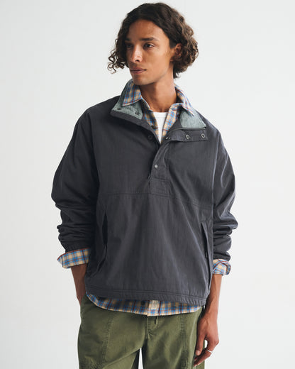 Abercrombie Mock Neck Half-Snap Jacket