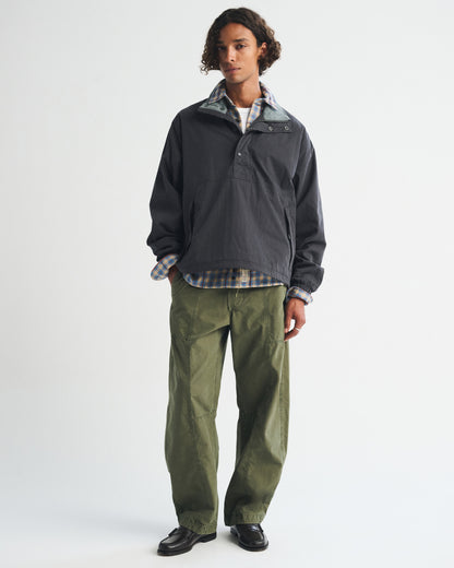 Abercrombie Mock Neck Half-Snap Jacket