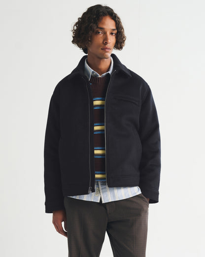 Abercrombie Wool-Blend Zip Jacket