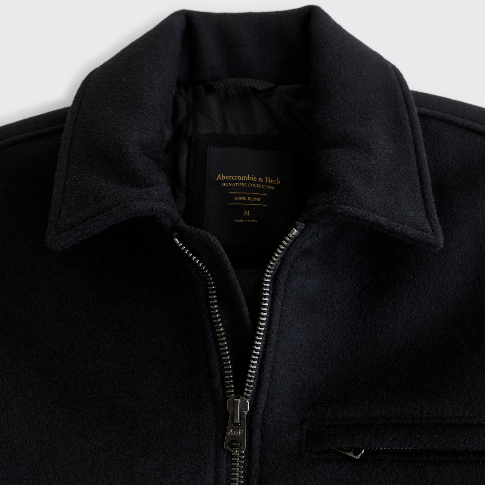Abercrombie Wool-Blend Zip Jacket