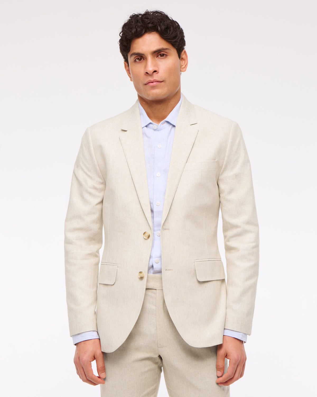 Abercrombie the A&F Collins Slim Linen-Blend Blazer