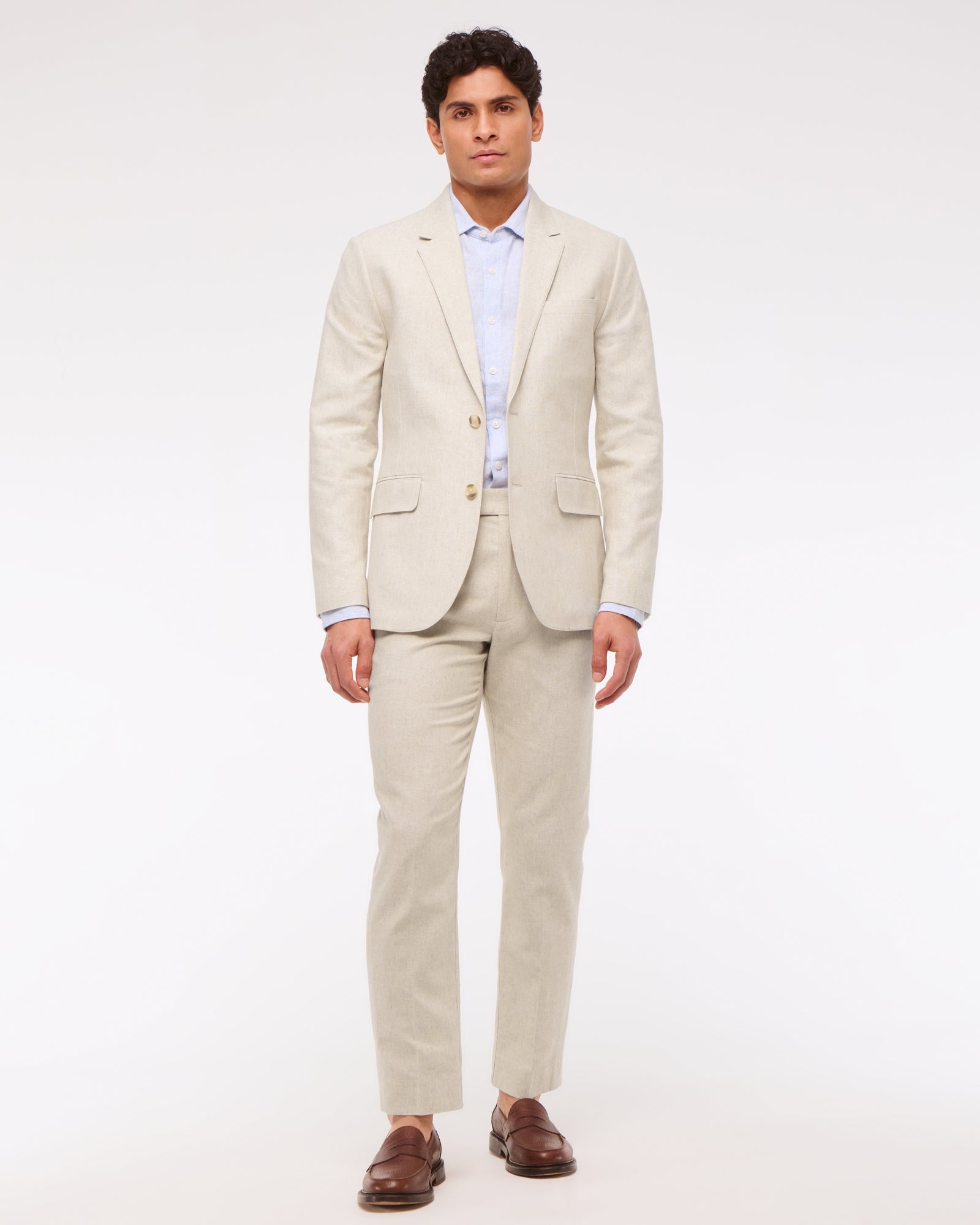 Abercrombie the A&F Collins Slim Linen-Blend Blazer