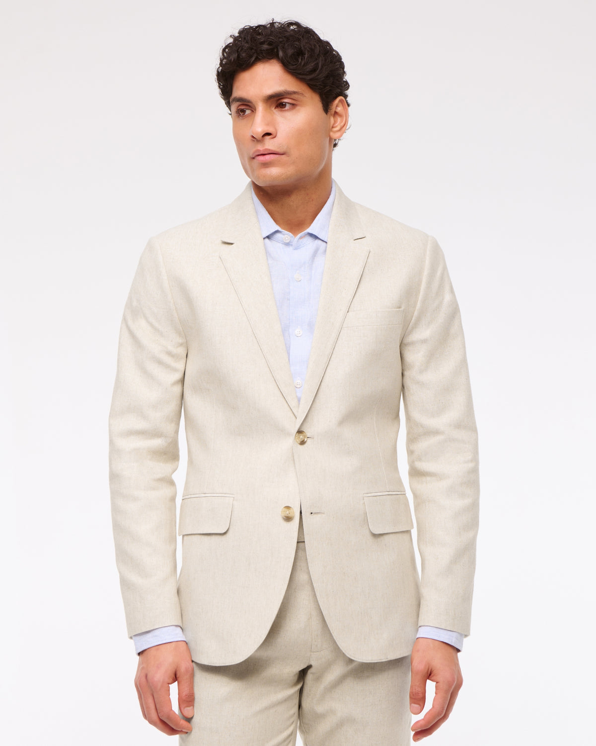 Abercrombie the A&F Collins Slim Linen-Blend Blazer