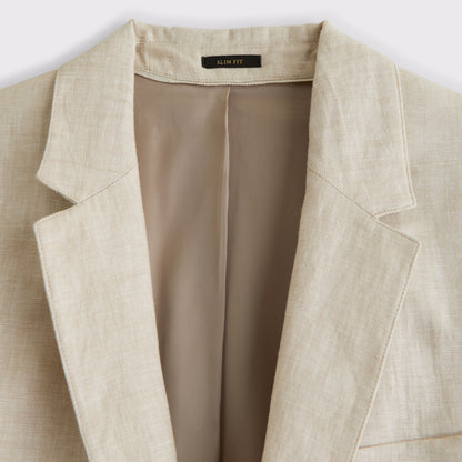 Abercrombie the A&F Collins Slim 100% Linen Blazer