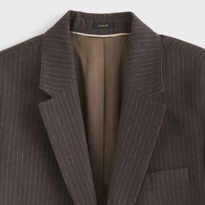Abercrombie the A&F Collins Slim Linen-Blend Blazer