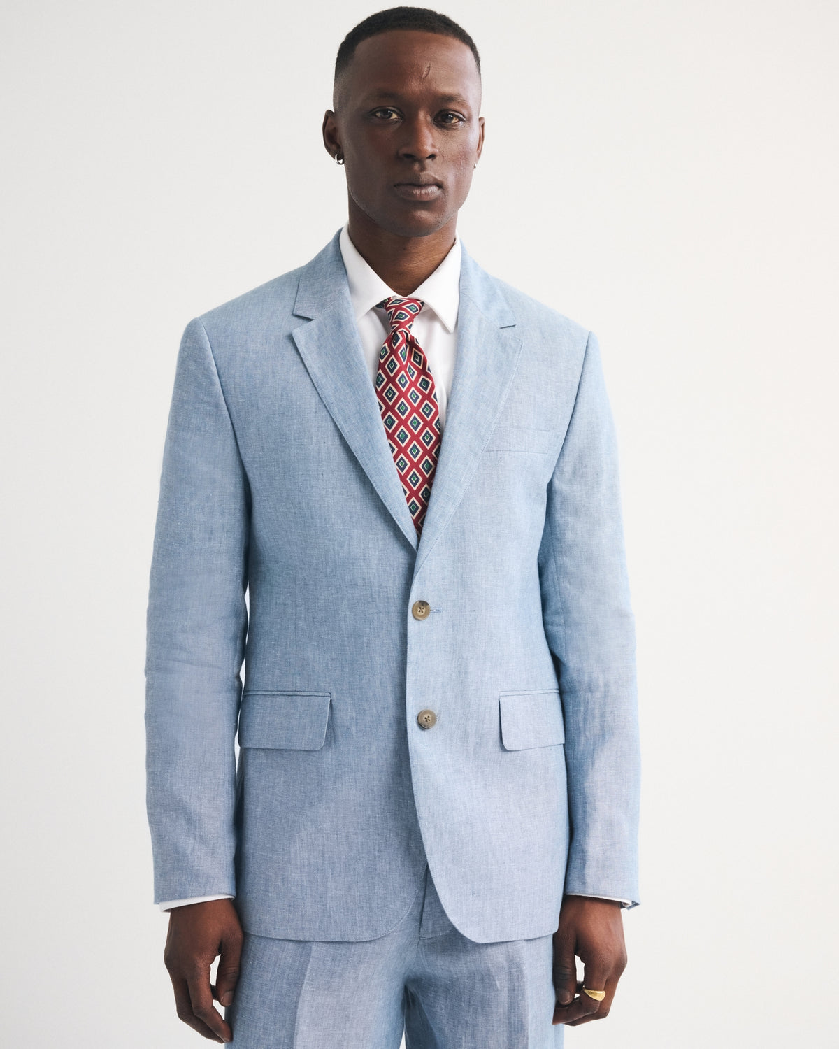 Abercrombie the A&F Collins 100% Linen Blazer
