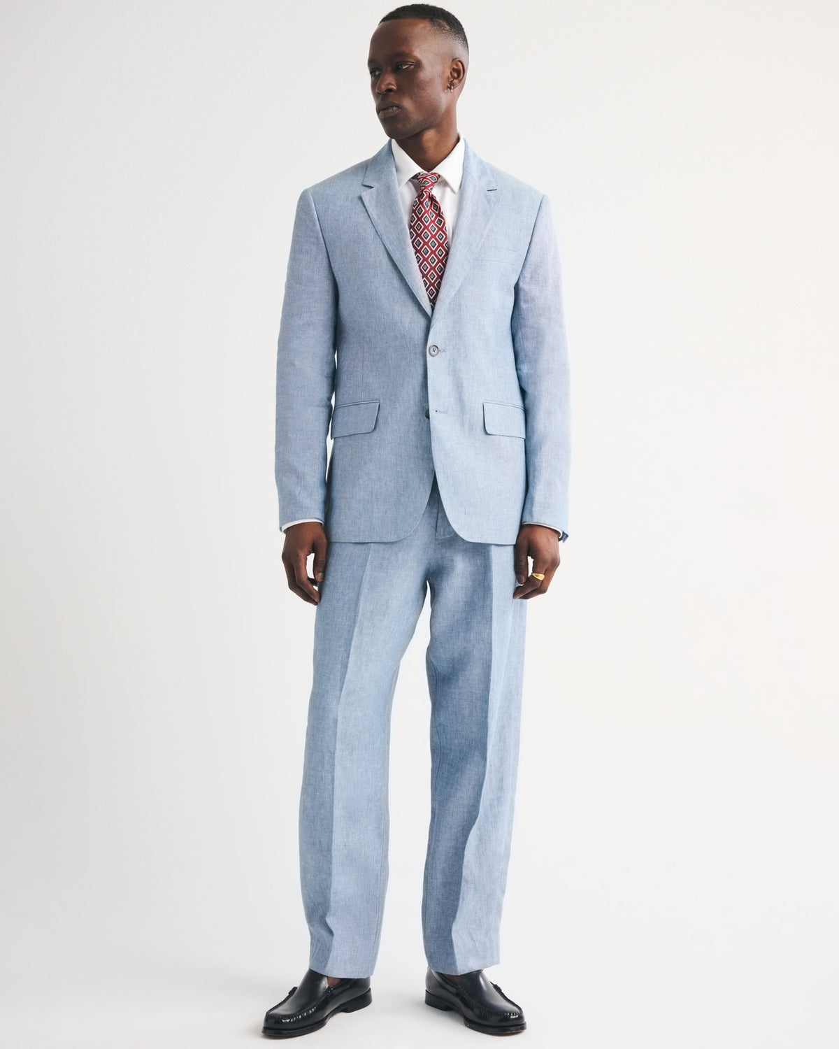 Abercrombie the A&F Collins 100% Linen Blazer