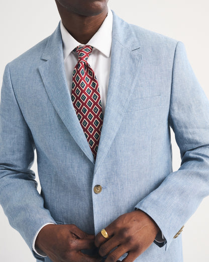 Abercrombie the A&F Collins 100% Linen Blazer
