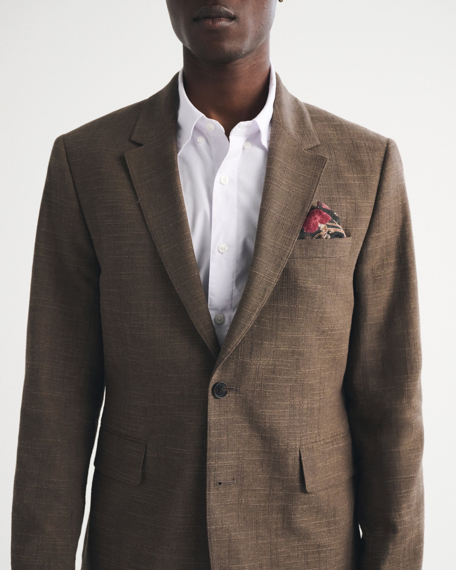 Abercrombie the A&F Collins Slim Linen-Blend Blazer