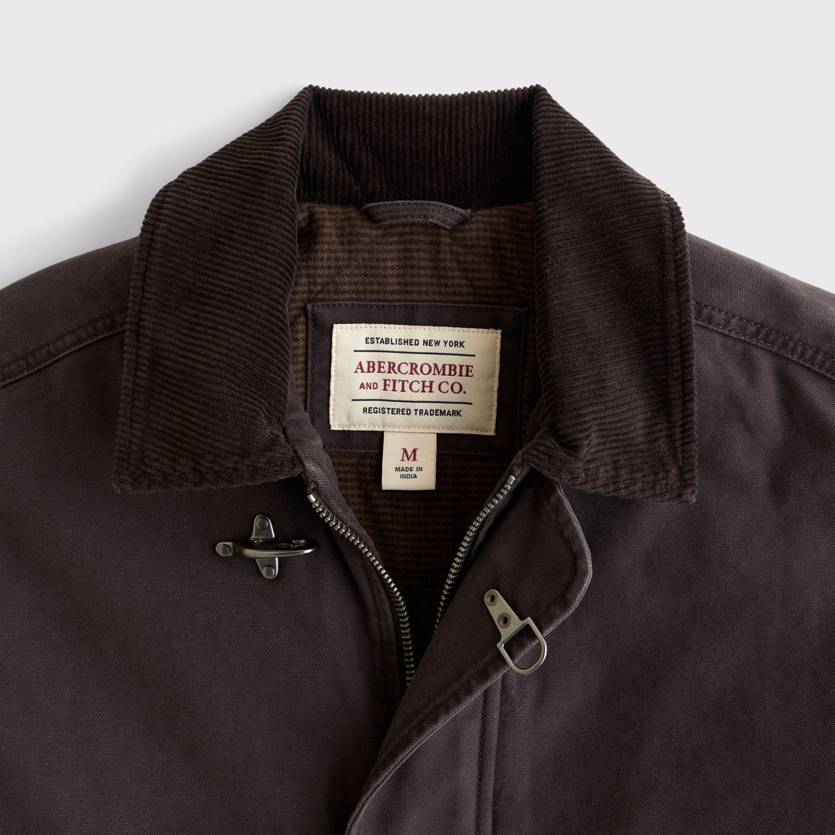 Abercrombie Canvas Fireman Clasp Jacket