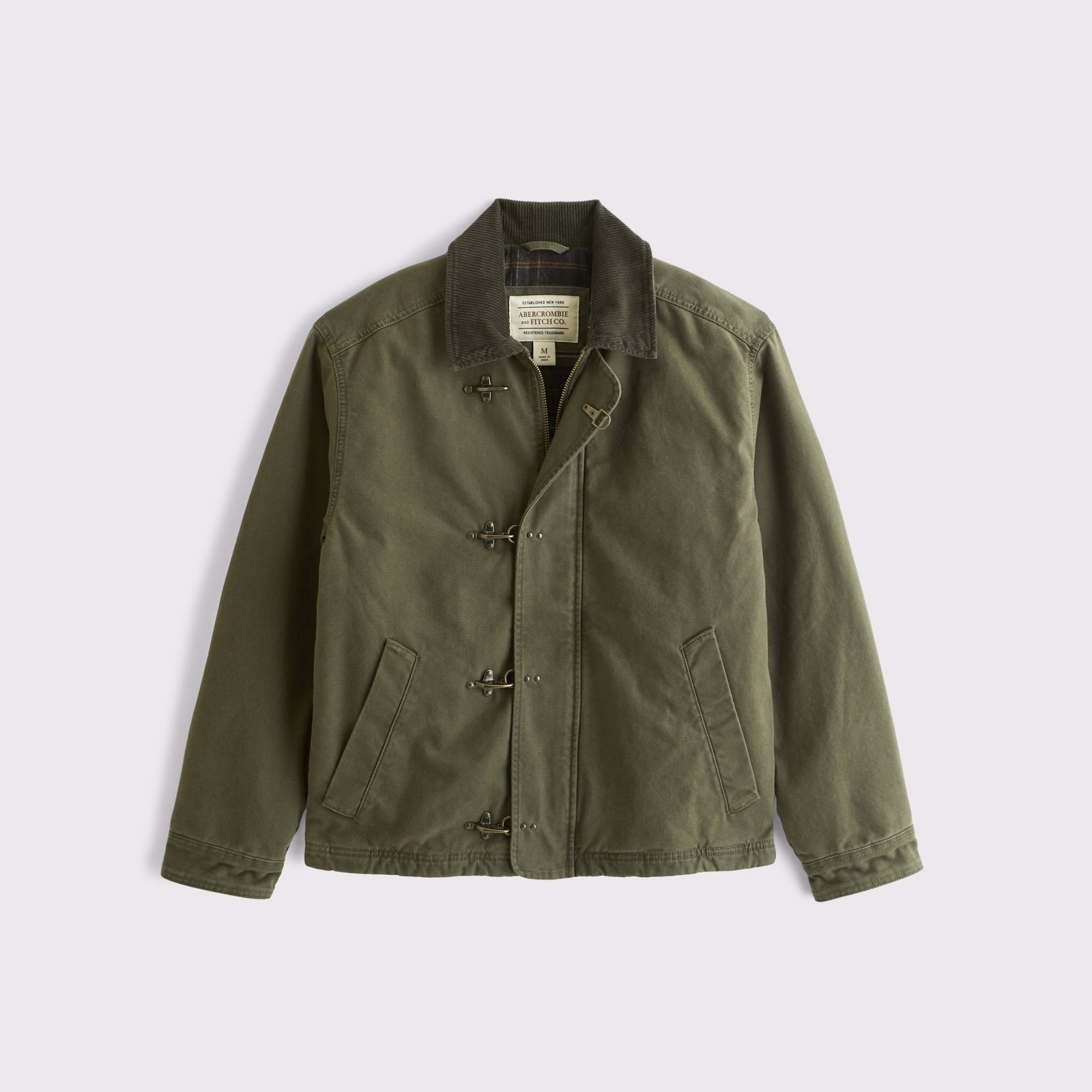 Abercrombie Canvas Fireman Clasp Jacket