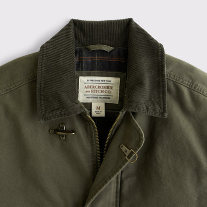 Abercrombie Canvas Fireman Clasp Jacket