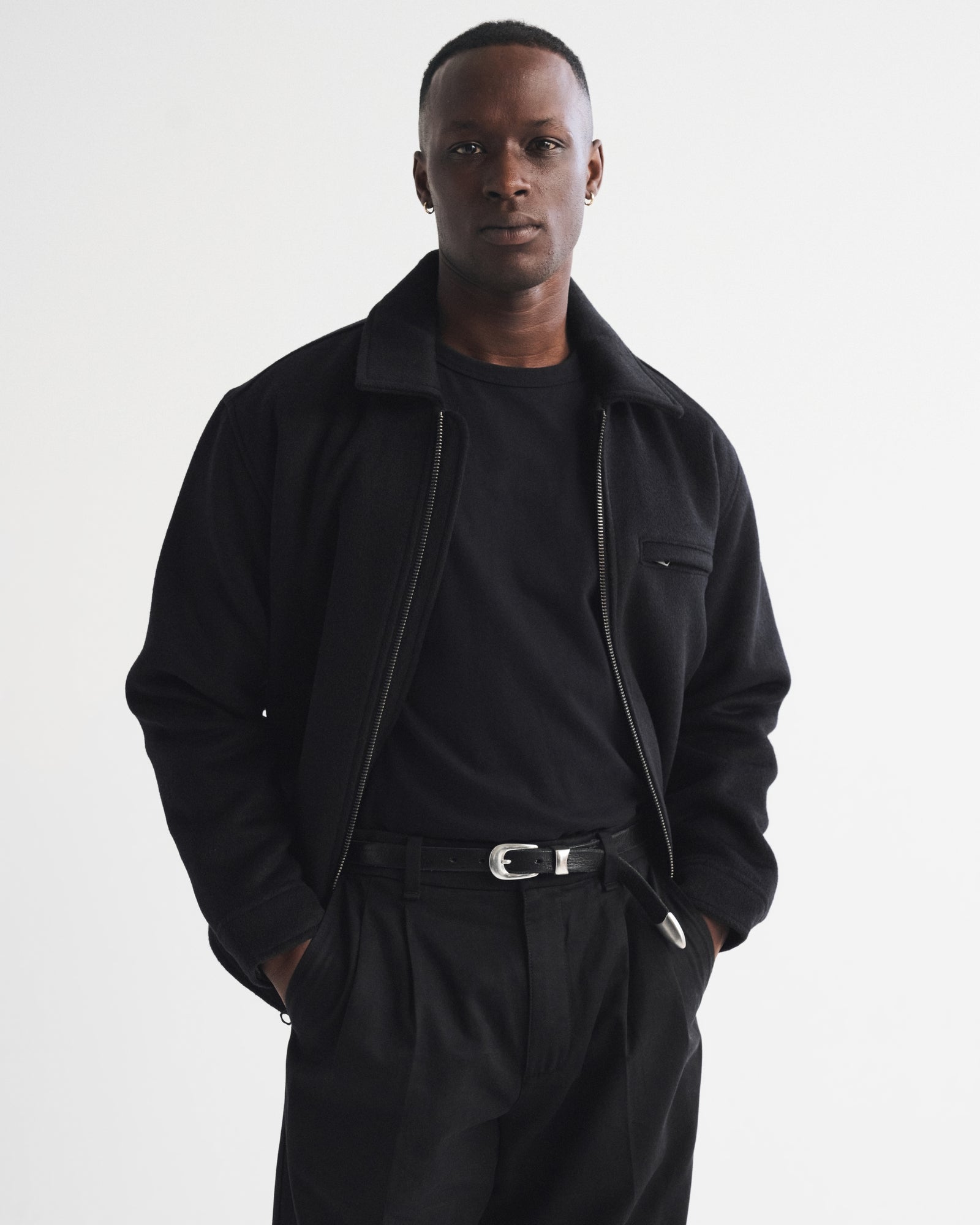Abercrombie Wool-Blend Trucker Jacket