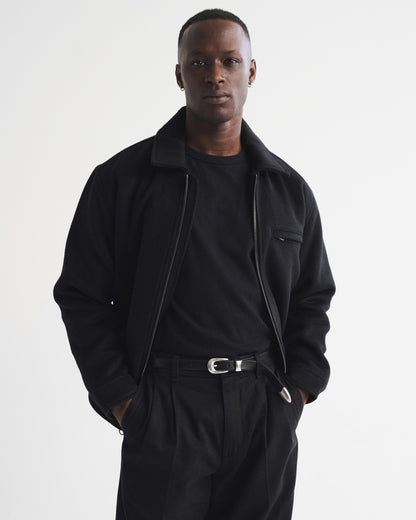 Abercrombie Wool-Blend Trucker Jacket